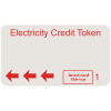 electricity token red
