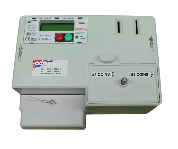 M-101E €1 & €2 Dual Coin Operated Meter/Timer