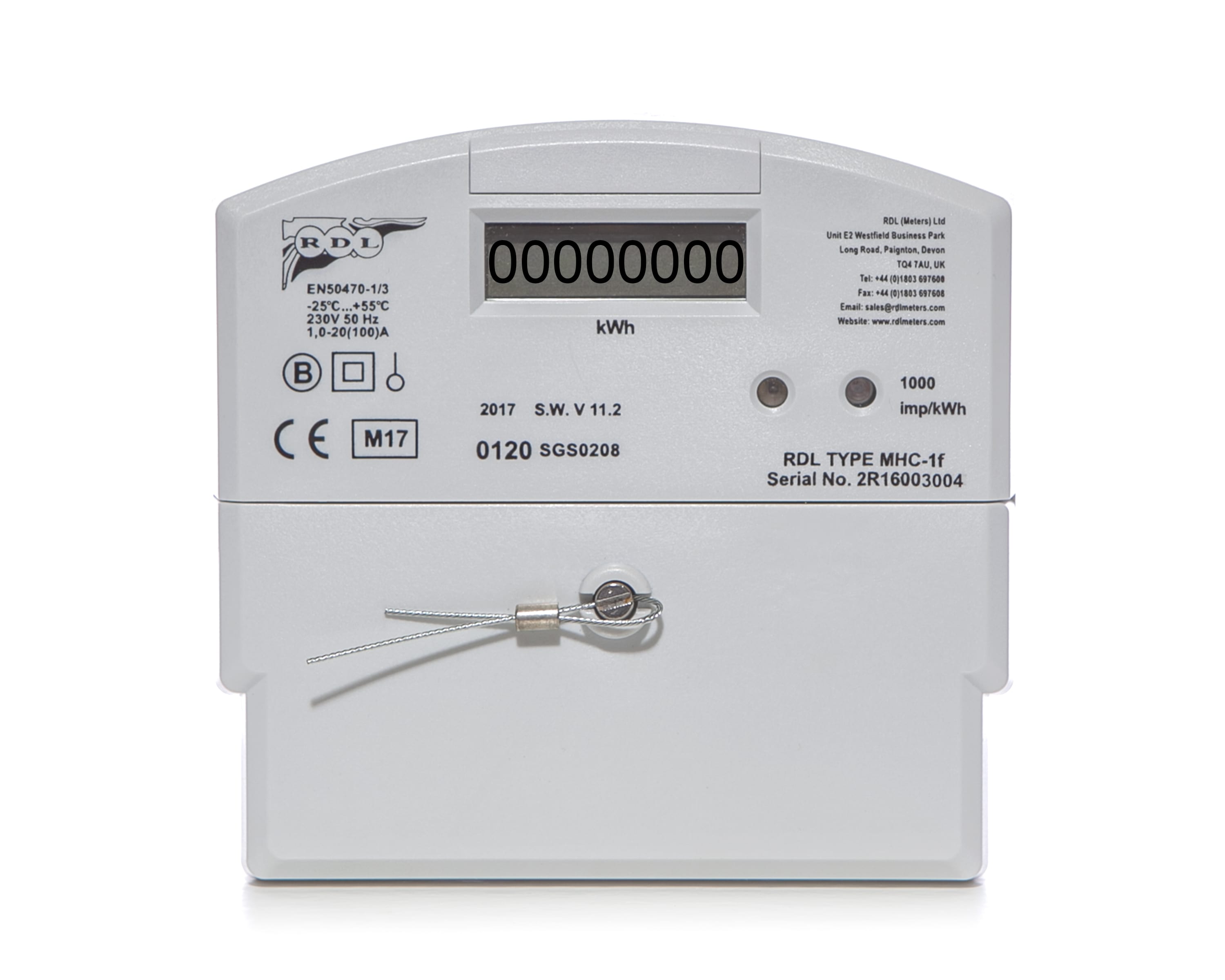 MHC-1f Single Phase Credit Meter